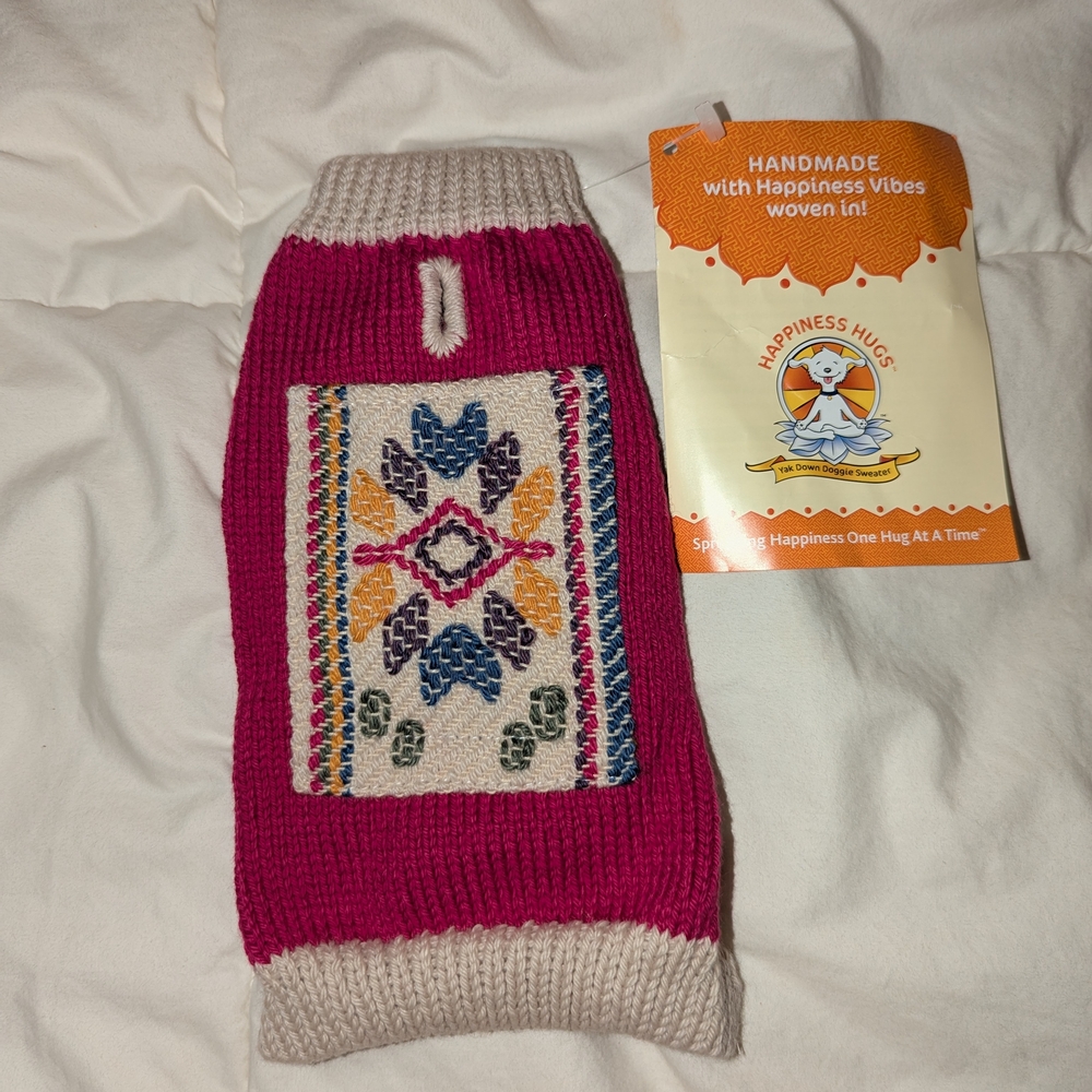 Pink Dog Sweater